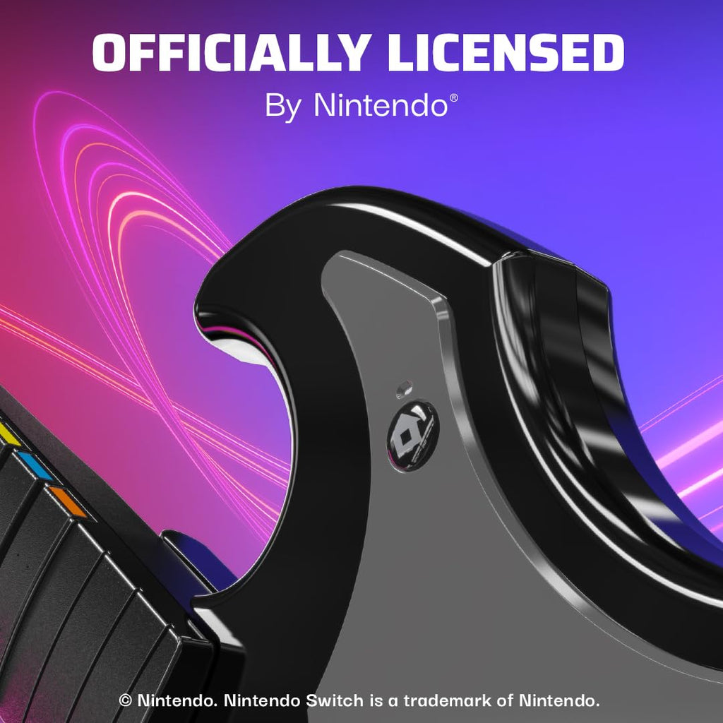 PDP Riffmaster Wireless Guitar Controller for Nintendo Switch 2. Lite. OLED | Licensed for Switch. Fortnite Festival. Rechargeable 40-Hr Battery. Collapsible Design. 2 Mappable Buttons. Audio Jack