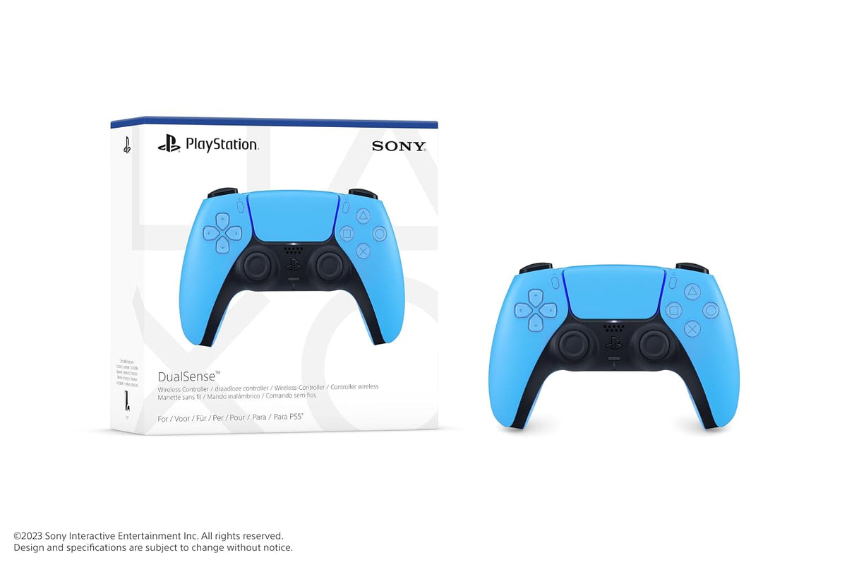 PlayStation DualSense Wireless Controller – Starlight Blue - For PS5. PC. MAC & Mobile