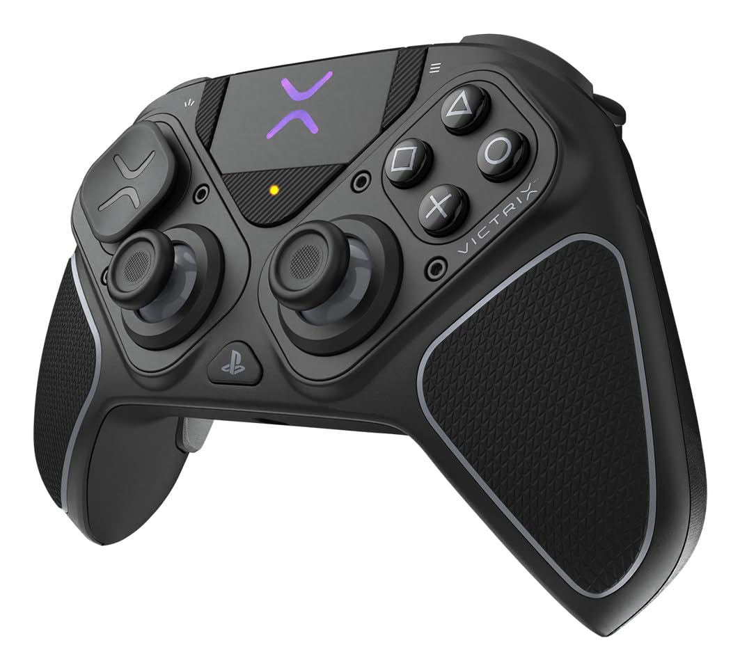 Turtle Beach Victrix Pro BFG Reloaded Wireless Gaming Controller for PS5 | PS5. PS4. PlayStation. PC. Modular. Fightpad Module. Hall-Effect Sticks. Triggers. 4 Remappable Buttons. Esports. Black