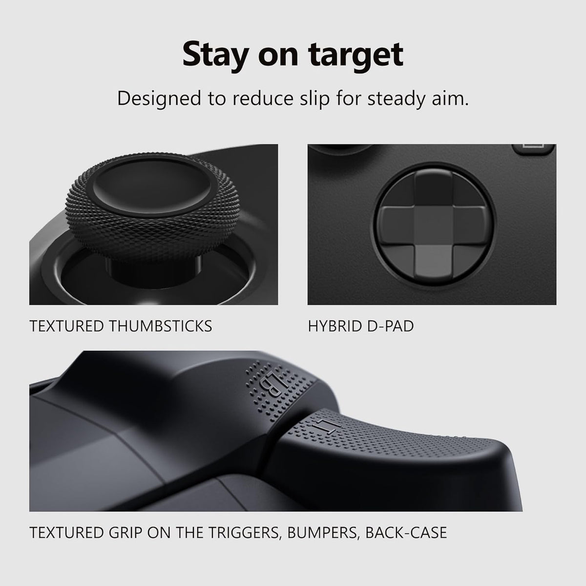 XBOX Wireless Gaming Controller | Carbon Black | Consoles. PCs. TVs. mobile. and more | Textured Grip | Wireless. Bluetooth. USB-C Connectivity