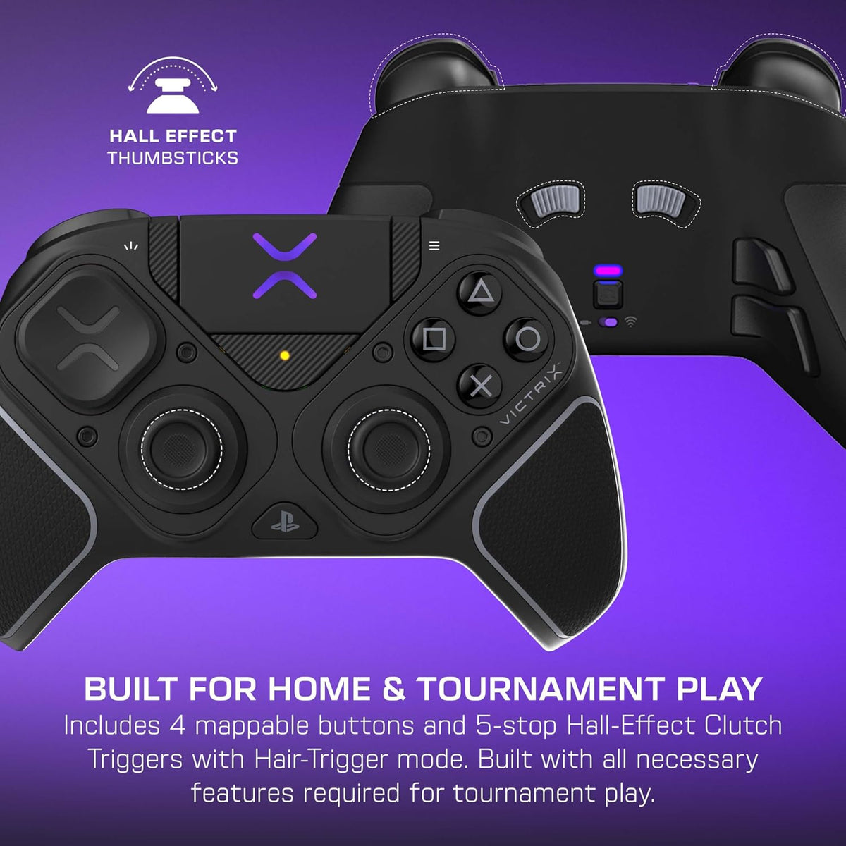 Bundle of Turtle Beach Atlas 200 Wired Gaming Headset Officially Licensed for PS5 & PS4 - Black + Victrix Pro BFG Reloaded Wireless Gaming Controller Officially Licensed for PS5. PS4. PC
