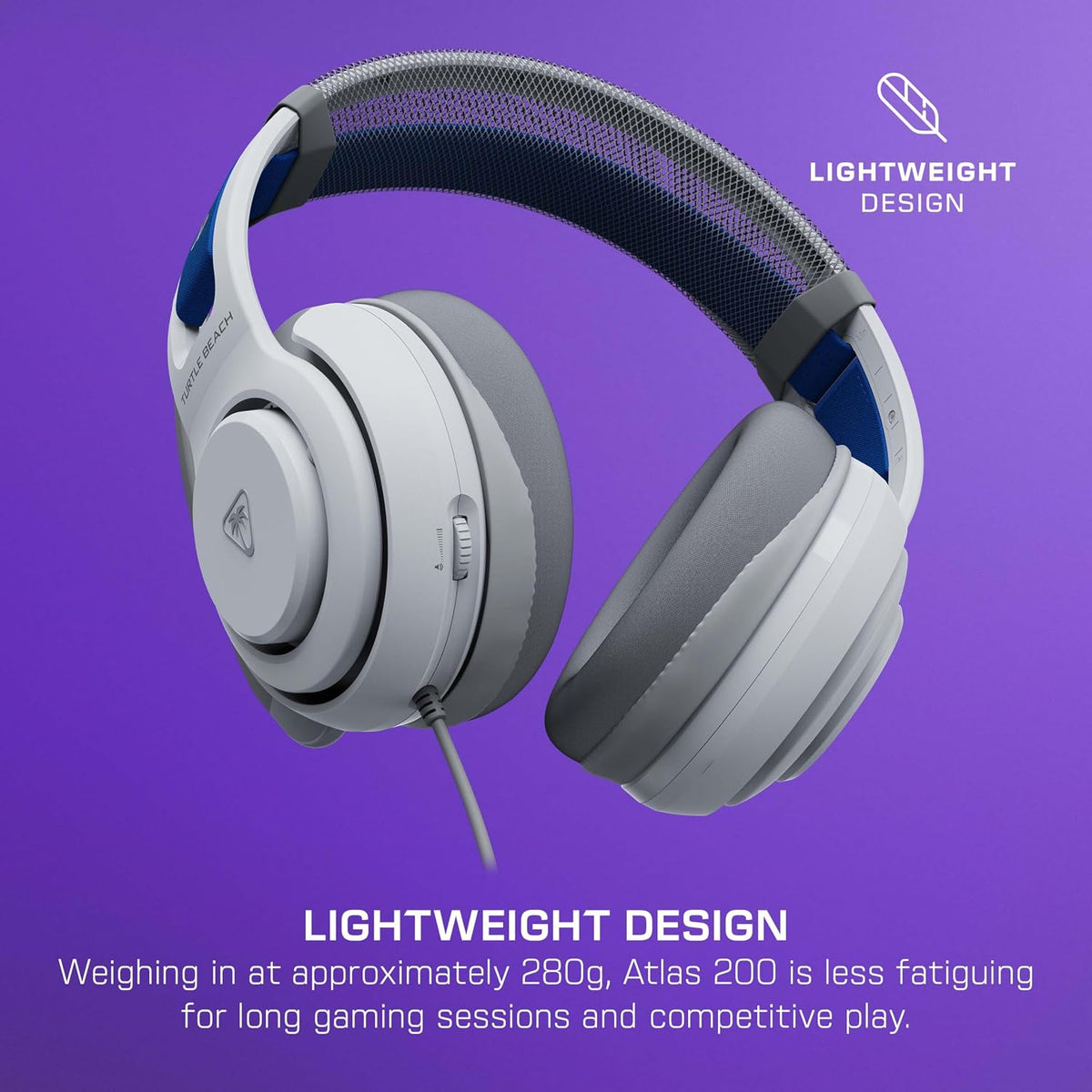 Bundle of Turtle Beach Atlas 200 Wired Gaming Headset Officially Licensed for PS5 & PS4 - White + Victrix Pro BFG Reloaded Wireless Gaming Controller Officially Licensed for PS5. PS4. PC